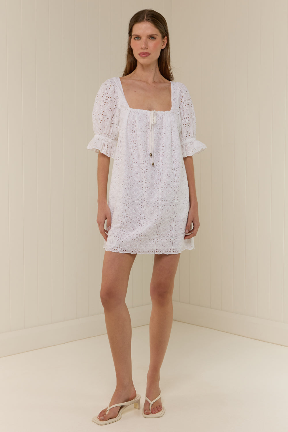 Cruise Mini Dress White – Palm. Noosa