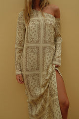 Goldie Dress Dusty Paisley