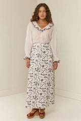 Caroline Skirt Regatta Embroidery