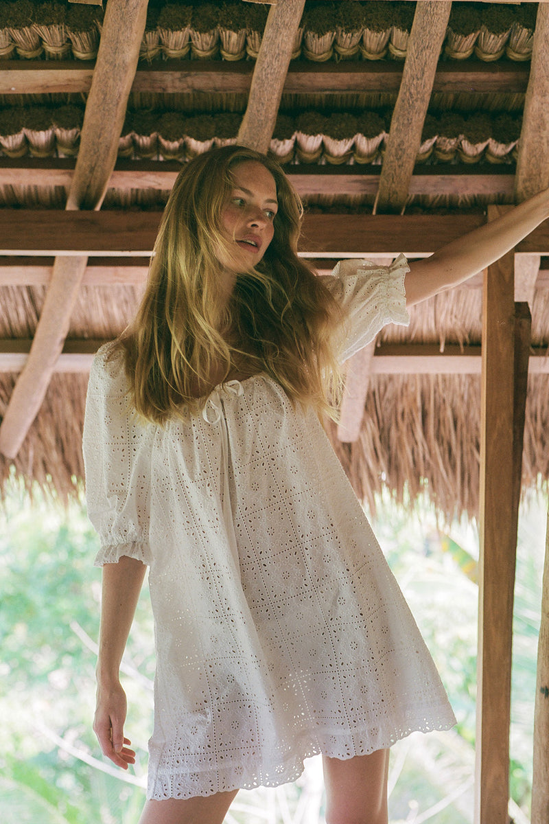 Cruise Mini Dress White