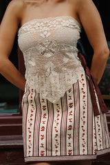 Rex Wrap Skirt Raye Fleur