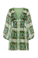 Palm Noosa Lucia Dress Flora Tile