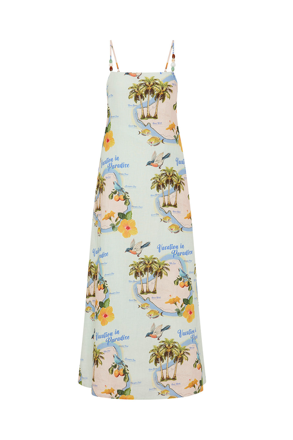 palm paradise midi dress Heidi Dress Palm Paradise – Palm. Noosa