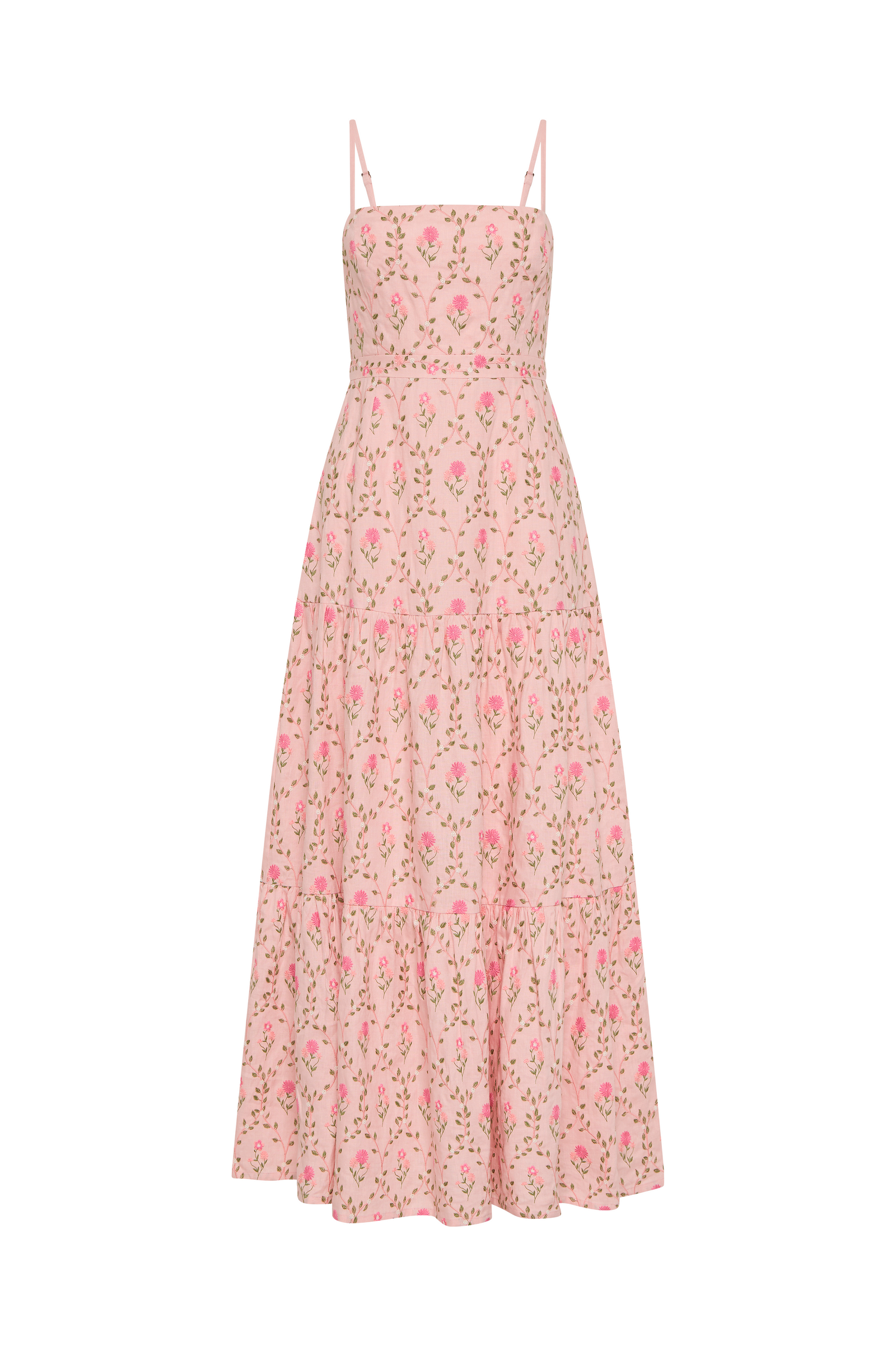Kira Dress Luxembourg Tile – Palm. Noosa