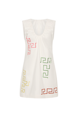 Betsy Mini Dress Loretto Embroidery