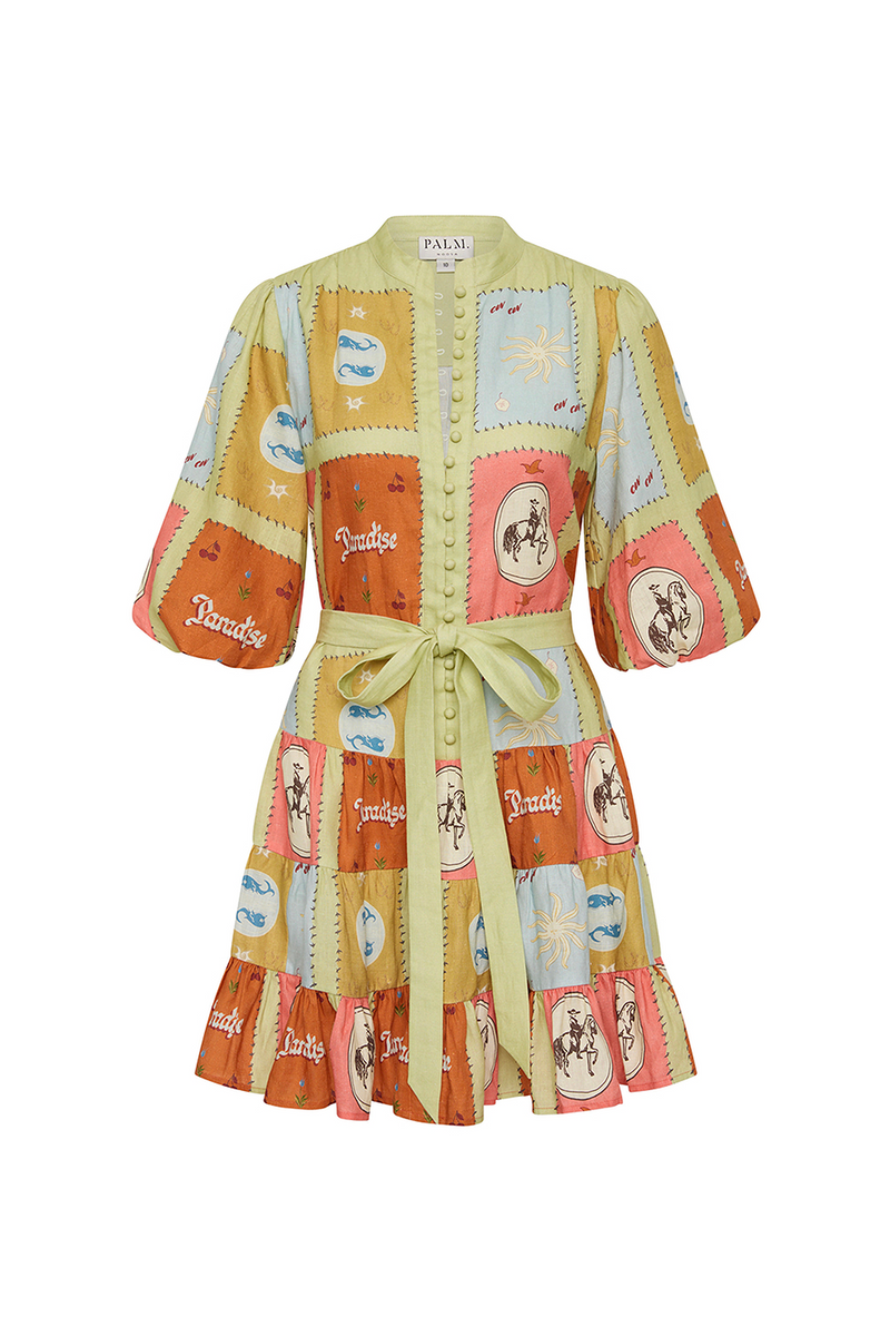 Ruba Mini Dress Maya Tile