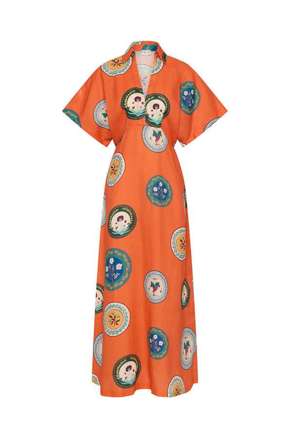Jasmine Dress Orange Plates