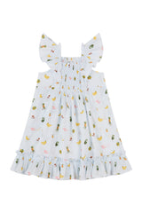 Miley Ruffle Dress Lost Bay