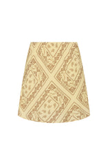 Ray Mini Skirt Dusty Paisley