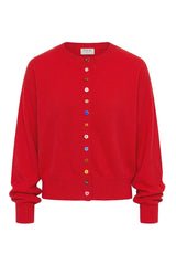 Bobbi Knit Cardigan Red