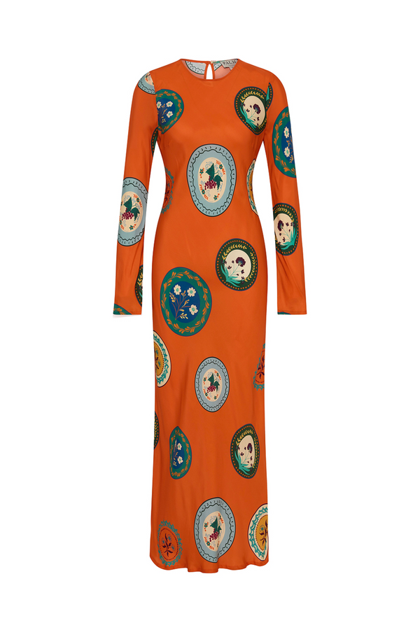 Roma Dress Orange Plates