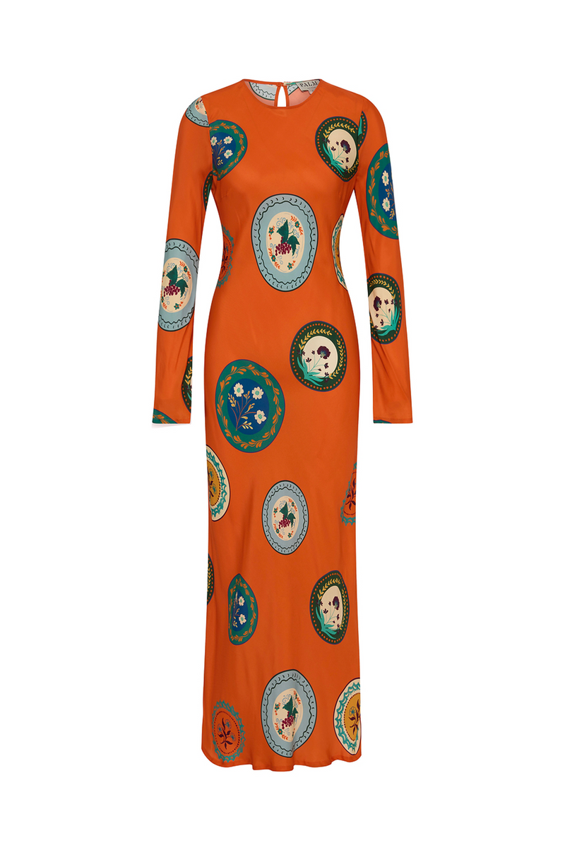 Roma Dress Orange Plates