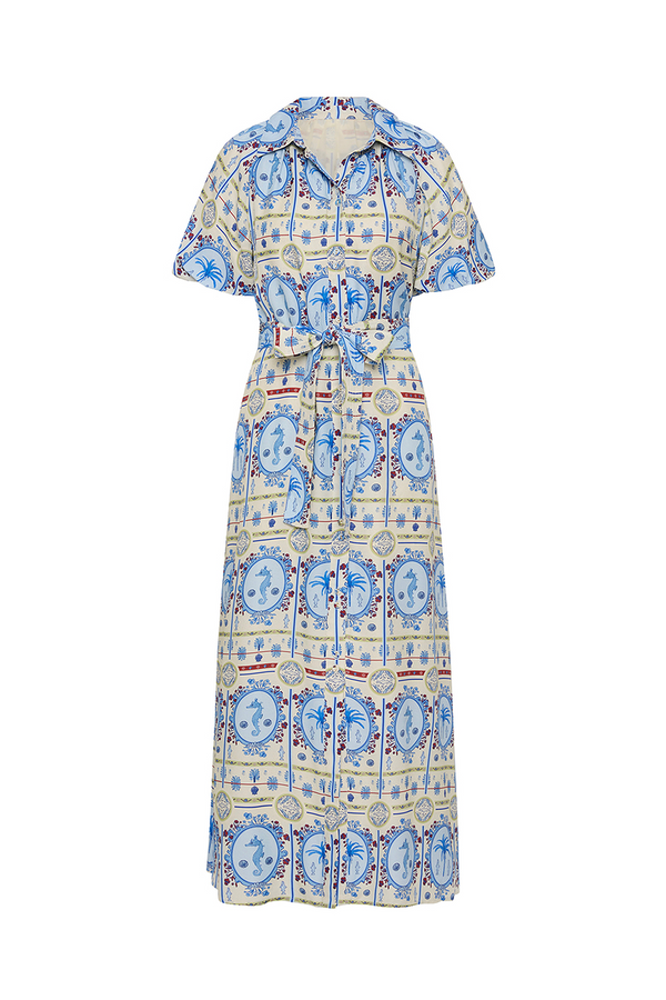 Carla Dress Lagoona Tile