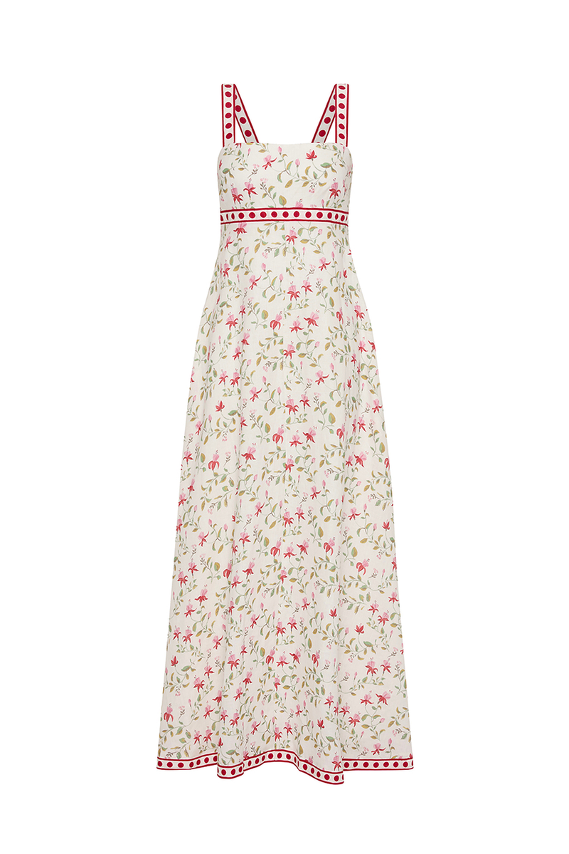 Belle Dress Pink Petals
