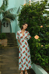 Jasmine Dress Sky Garden