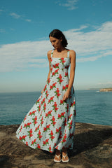 Belle Dress Sky Garden