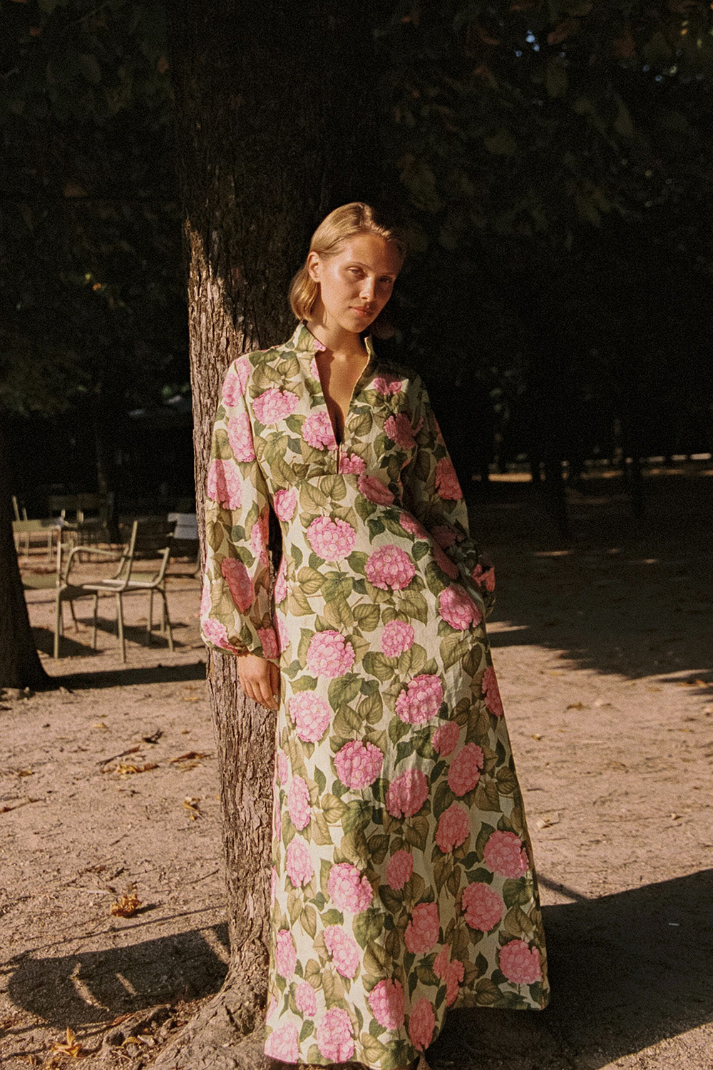 Elodie Dress Pink Jardin – Palm. Noosa