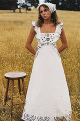 Grace Dress Regatta Embroidery