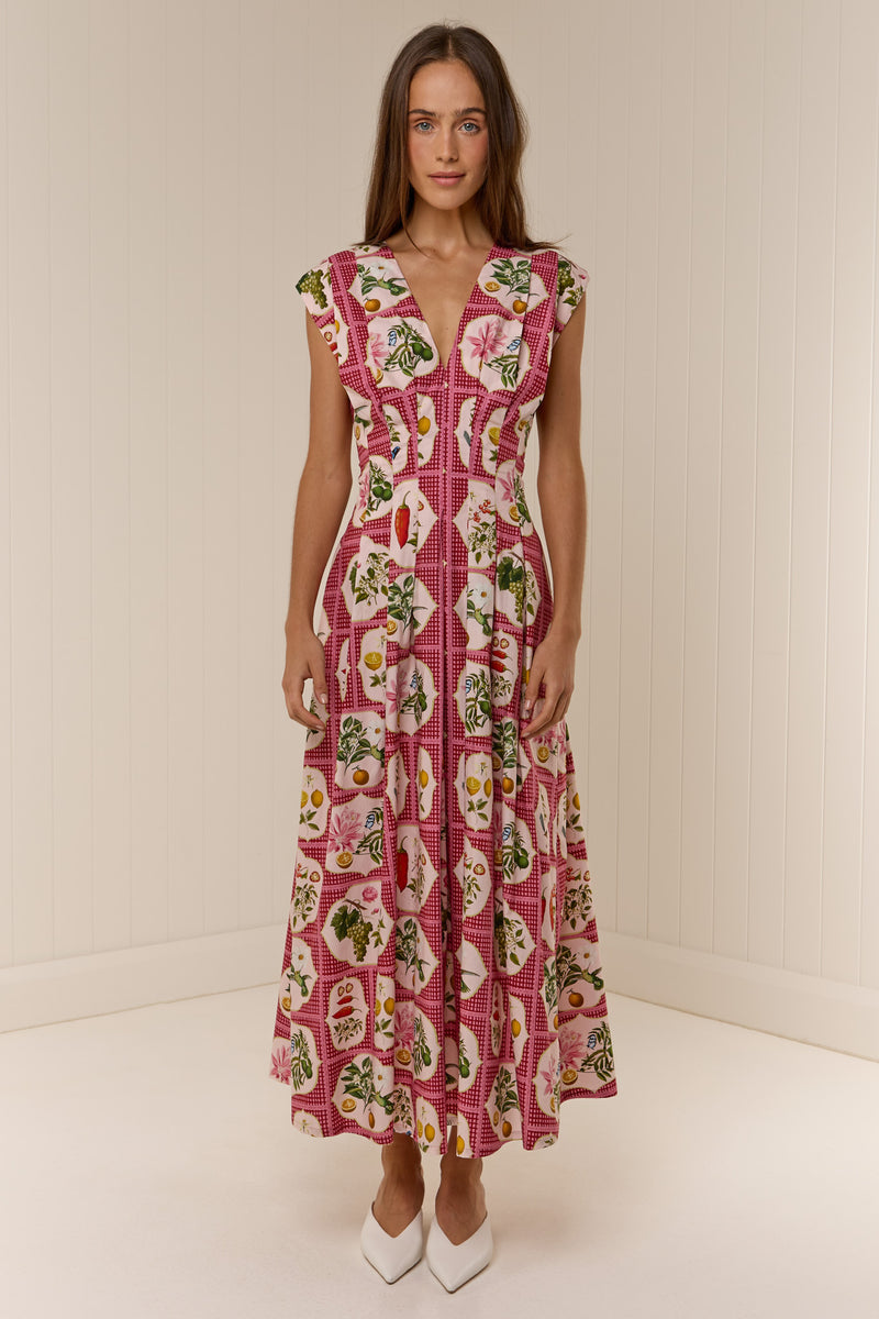 Carter Dress Palm. Noosa Carter Dress Palm. Noosa
