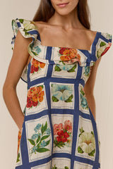 Gia Dress Vintage Botanical