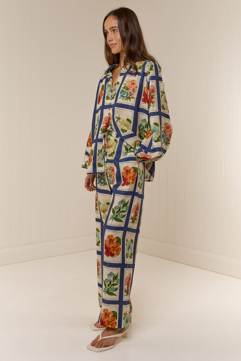 Hallie Pants Vintage Botanical