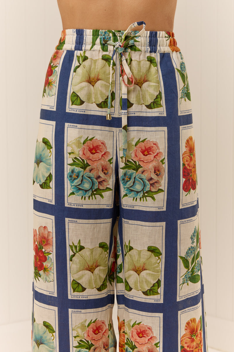 Hallie Pants Vintage Botanical