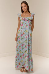 Gia Dress Colourful Orchid