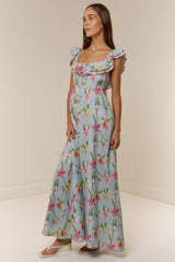 Gia Dress Colourful Orchid