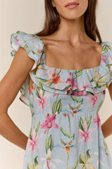 Gia Dress Colourful Orchid