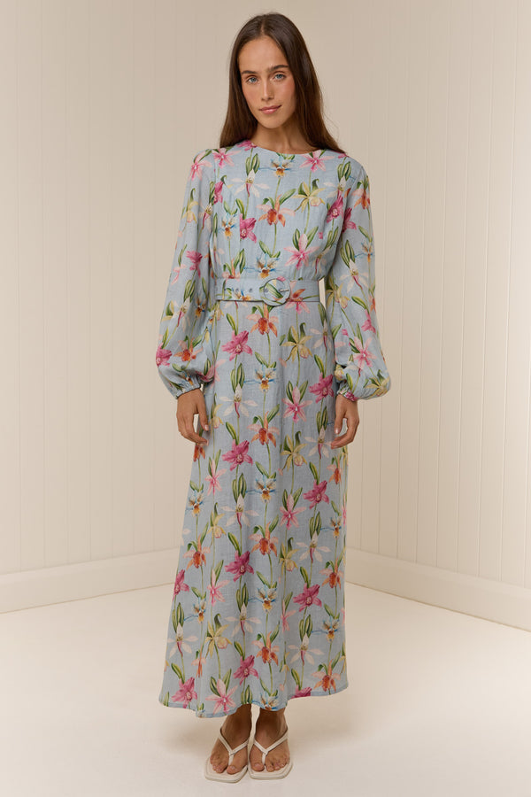 Melrose Dress Colourful Orchid