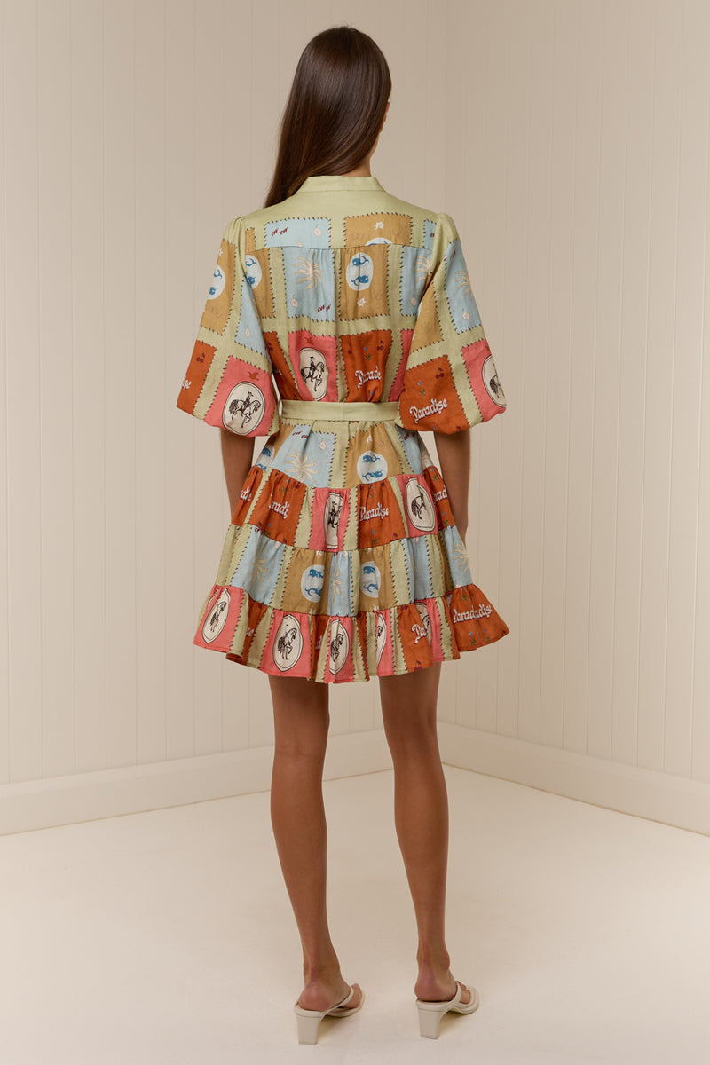 Ruba Mini Dress Maya Tile