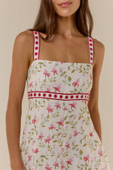 Belle Dress Pink Petals