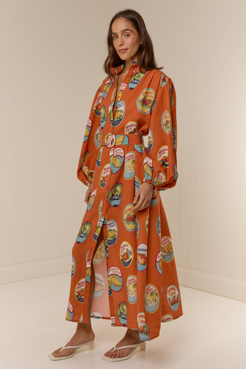 Noddy Dress La Fruta