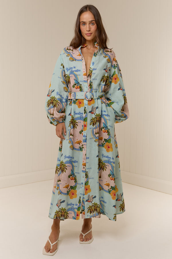 Noddy Dress Palm Paradise