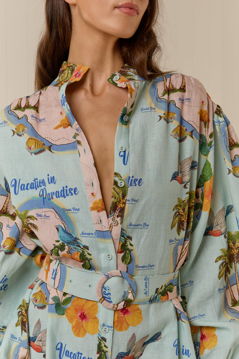 Noddy Dress Palm Paradise