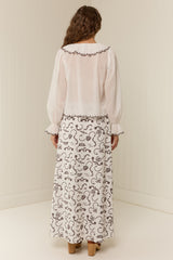 Darcy Top Regatta Embroidery
