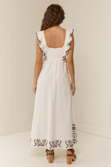 Grace Dress Regatta Embroidery
