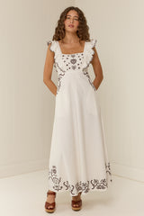 Grace Dress Regatta Embroidery