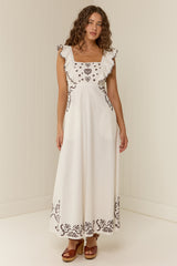 Grace Dress Regatta Embroidery