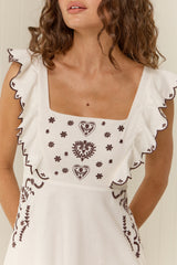 Grace Dress Regatta Embroidery