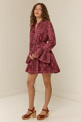 Eleanor Mini Dress Elizabeth Tile