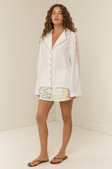 Riona Shorts Loretto Embroidery