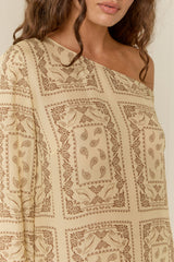 Goldie Dress Dusty Paisley