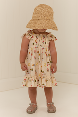 Miley Ruffle Dress Tropicana