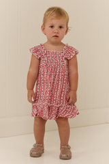 Miley Ruffle Dress Raye Fleur