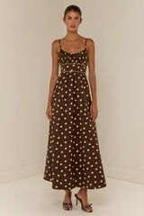 Bambi Dress Giallo Pois