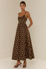 Bambi Dress Giallo Pois