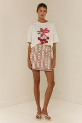 Rex Wrap Skirt Raye Fleur