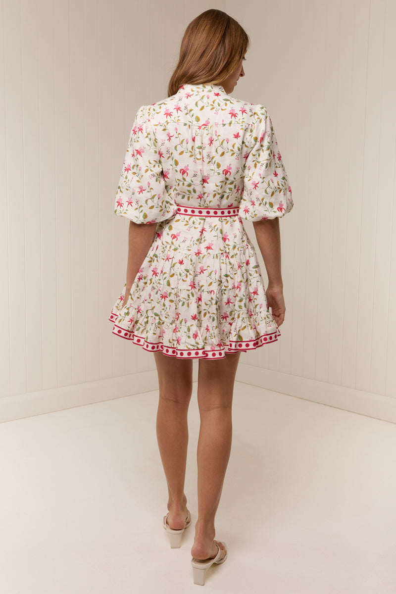 Ruba Mini Dress Pink Petals