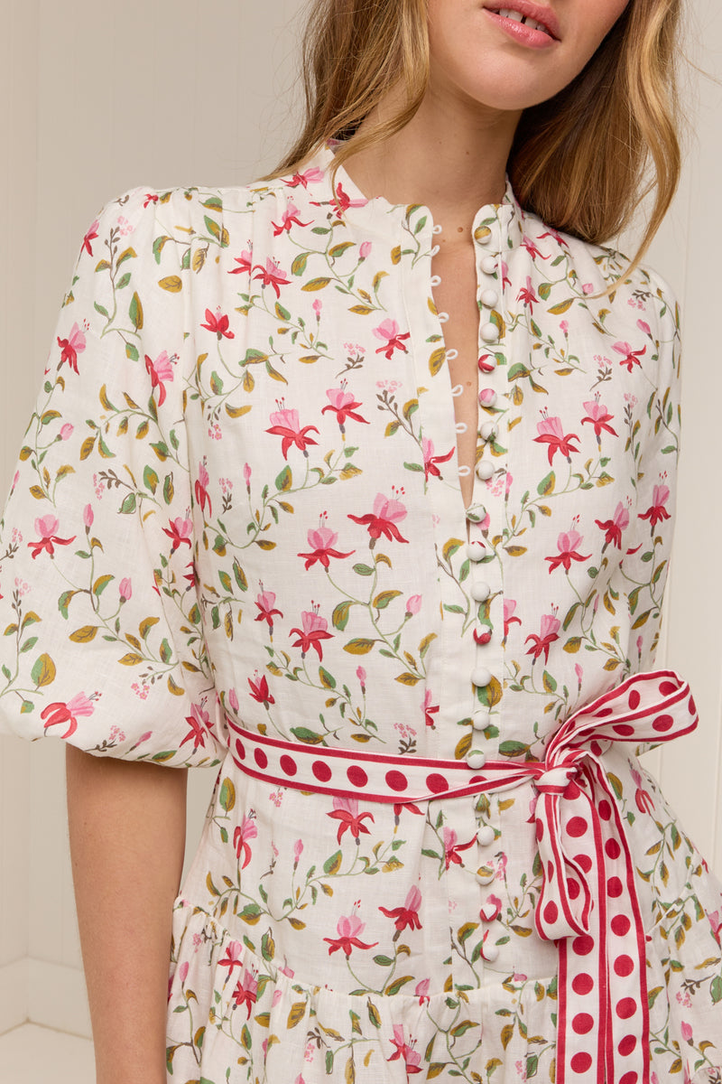 Ruba Mini Dress Pink Petals